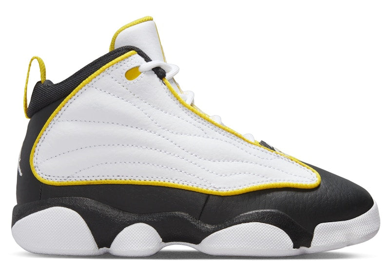 Jordan Pro Strong White Black Tour Yellow (PS)