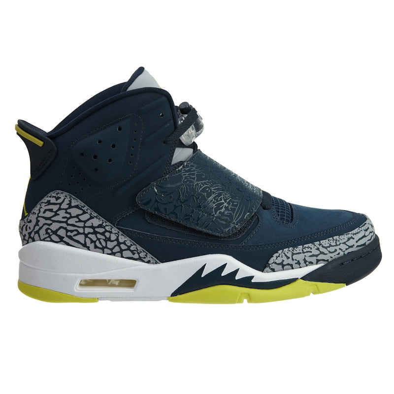 Jordan Son Of Armory Navy/Electrolime-White