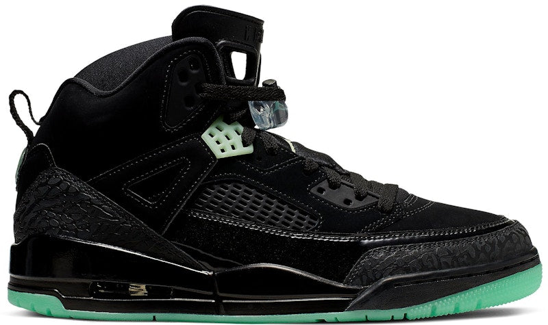 Jordan Spizike Black Green Glow