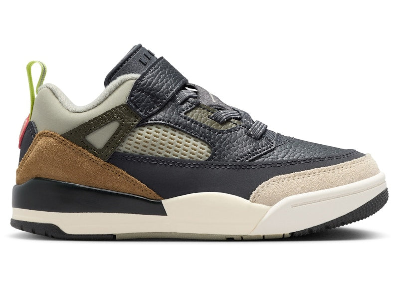 Jordan Spizike Low Anthracite Mango Cargo Khaki (PS)