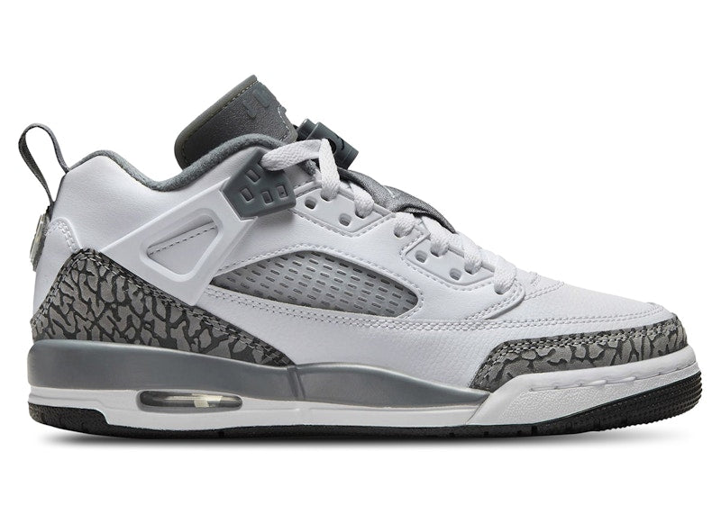 Jordan Spizike Low White Anthracite Wolf Grey (GS)