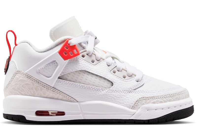 Jordan Spizike Low White Bright Crimson (GS)