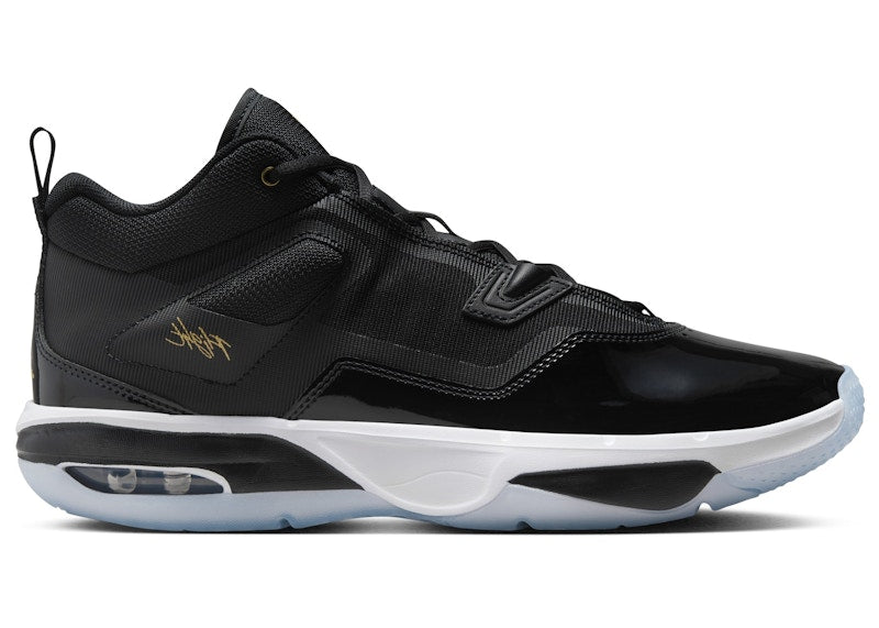 Jordan Stay Loyal 3 Black White Football Grey Metallic Gold