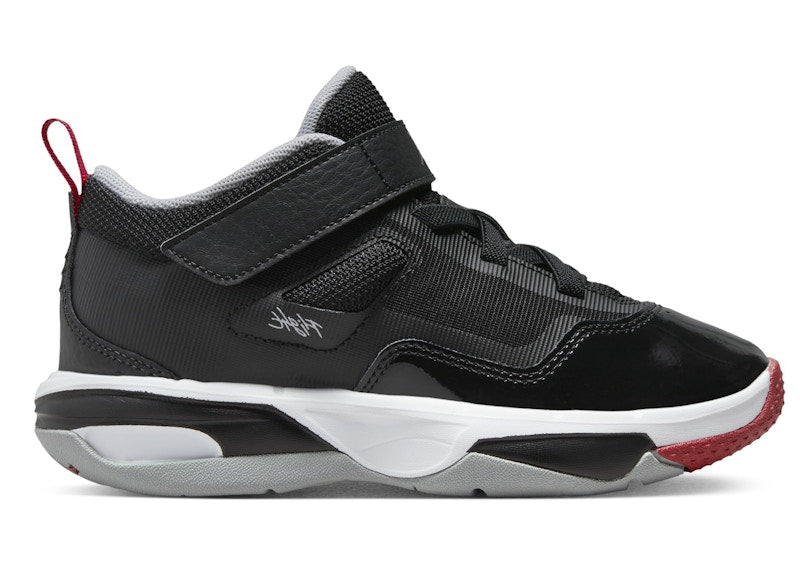 Jordan Stay Loyal 3 Black White Wolf Grey Varsity Red (PS)