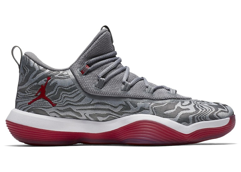 Jordan Super.Fly 2017 Low Wolf Grey Gym Red