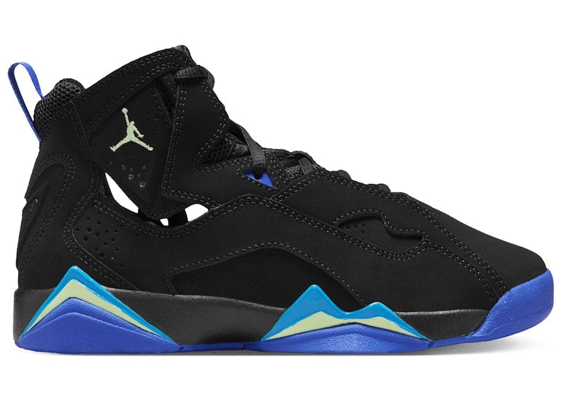 Jordan True Flight Black Hyper Royal Photo Blue Barely Volt (GS)