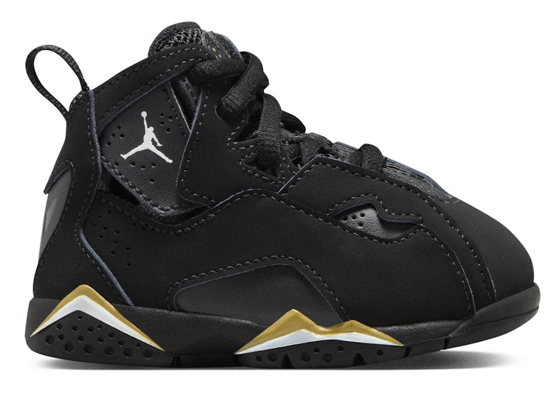 Jordan True Flight Black Metallic Gold White (TD)