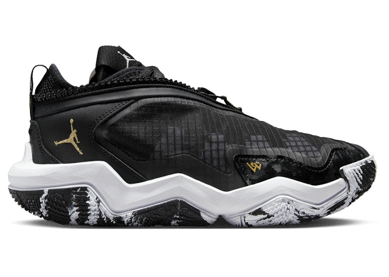 Jordan Why Not Zer0.6 Black White Metallic Gold (GS)