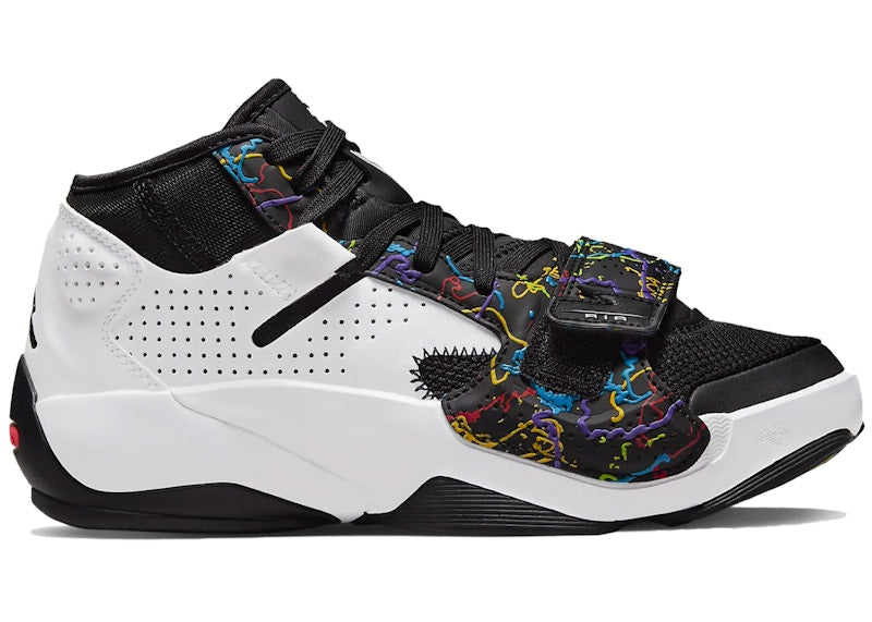 Jordan Zion 2 Noah White Black Multi-Color (GS)