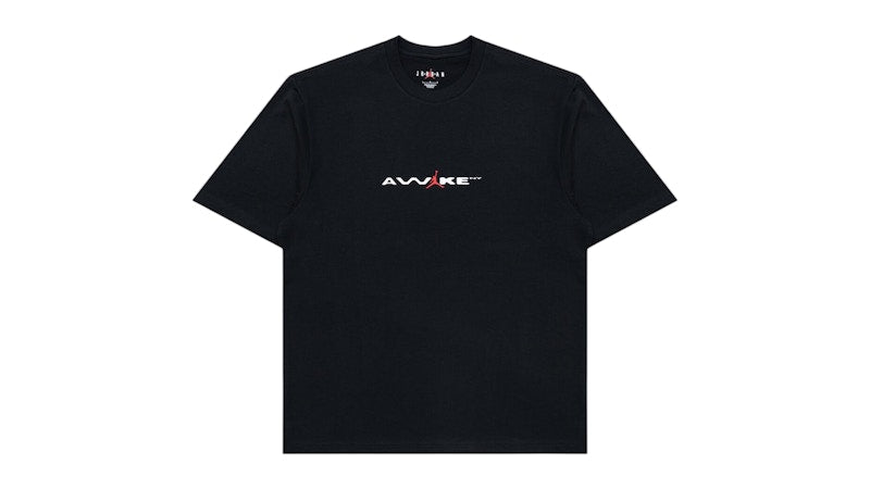 Jordan x Awake NY Tee Black/University Red