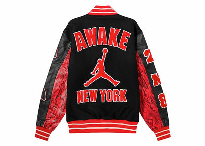 Jordan x Awake NY Varsity Jacket University Red/Black