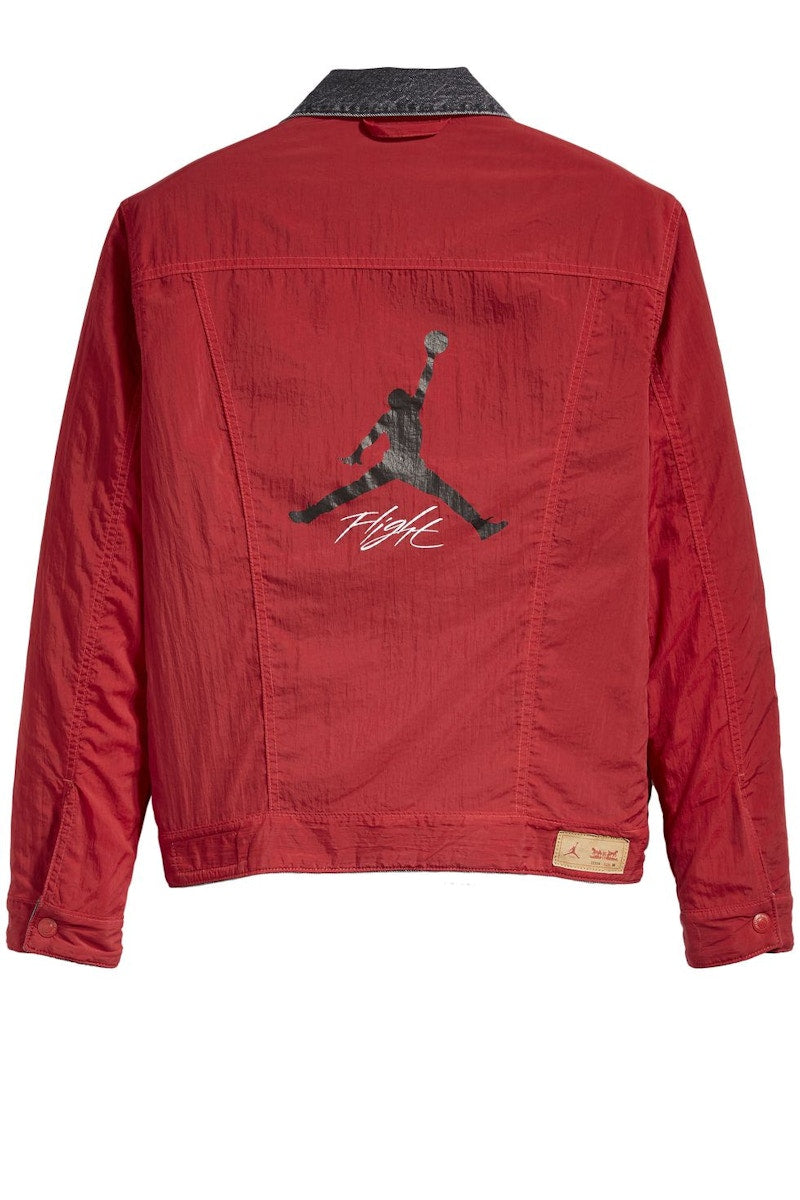 Jordan Reversible Trucker Jacket Black/Red