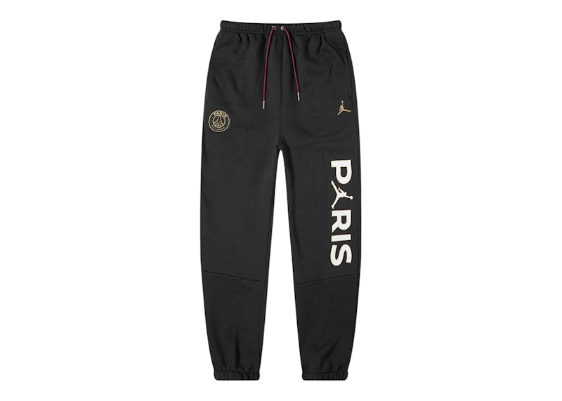 Jordan x Paris Saint-Germain Paris Fleece Pant Black/Bordeaux/Gold/White