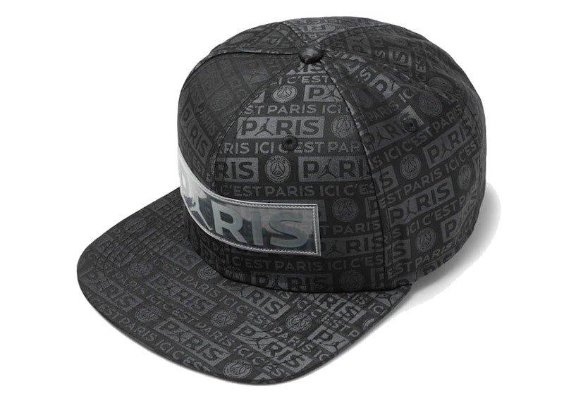 Jordan x Paris Saint-Germain Pro Cap Snapback Black