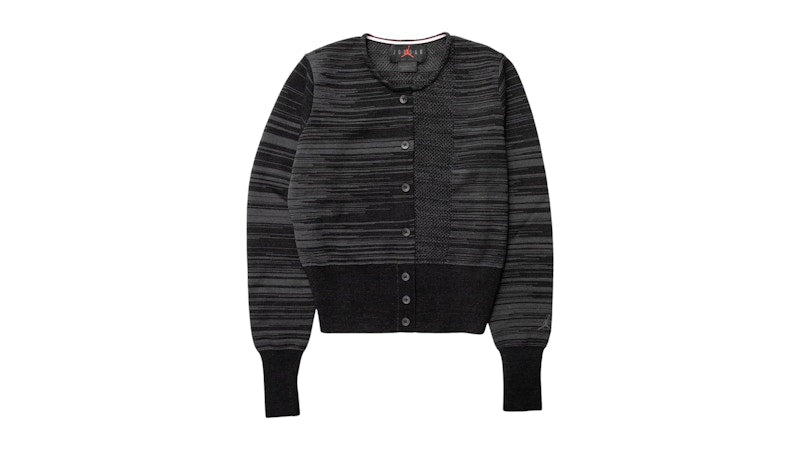 Jordan x Téla Women's Knitwear Cardigan Dark Smoke Grey/Black