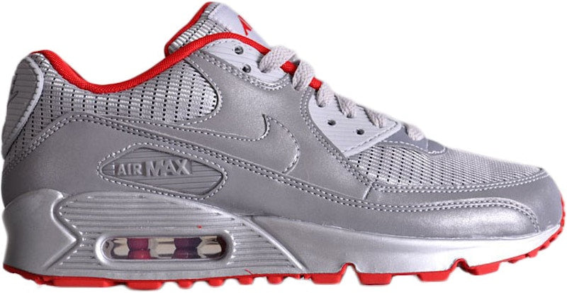 Nike Air Max 90 Air Attack Pack Metallic Silver Red