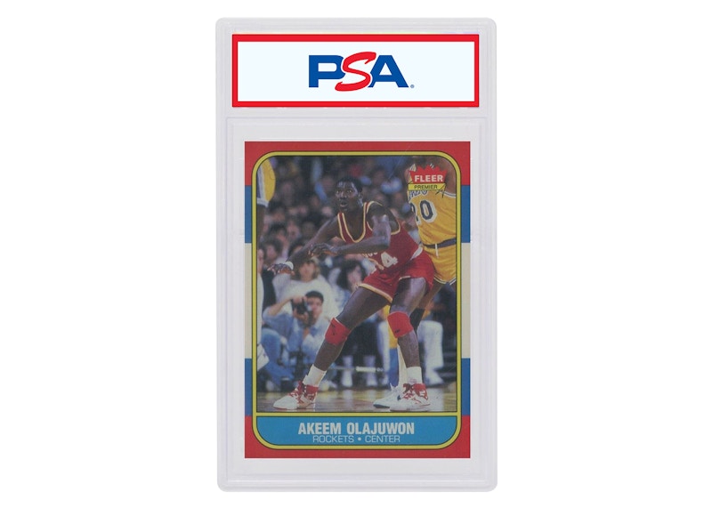 Akeem Olajuwon 1986 Fleer Rookie #82 (PSA or BGS Graded)