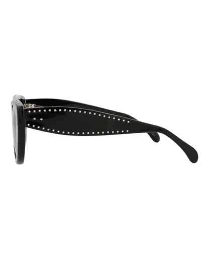 Alaia Cat Eye-Frame Acetate Sunglasses Black Black Grey (AA0053S-30010093-002)