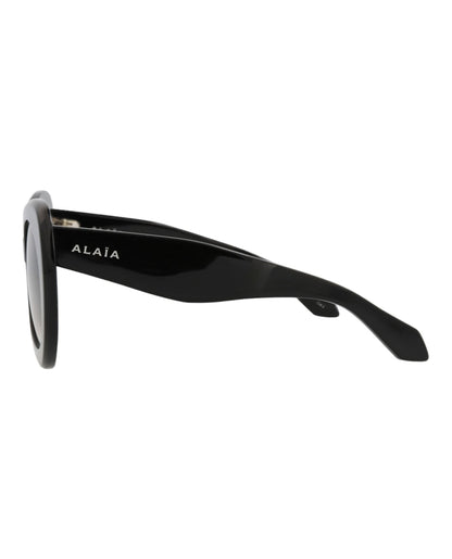 Alaia Cat Eye-Frame Recycled Acetate Sunglasses Black Black Grey (AA0064S-30014219-002)