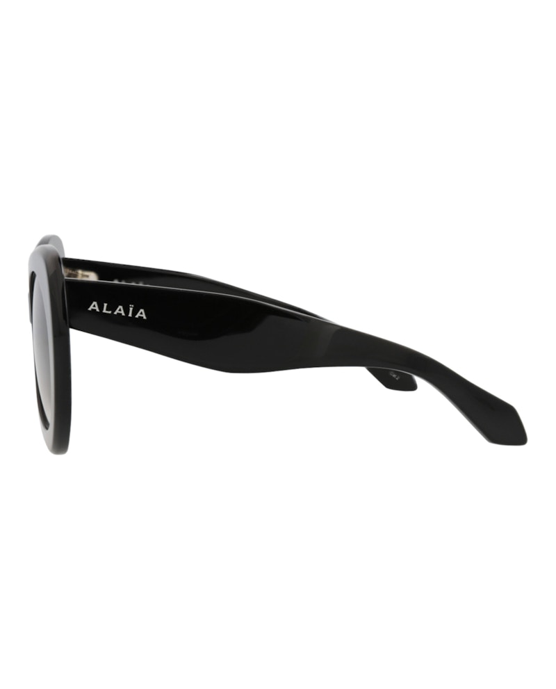 Alaia Cat Eye-Frame Recycled Acetate Sunglasses Black Black Grey (AA0064S-30014219-002)