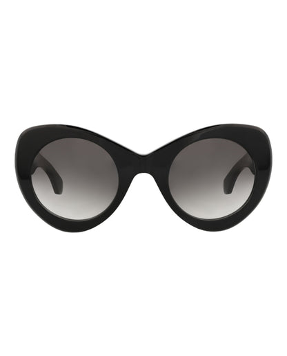 Alaia Cat Eye-Frame Recycled Acetate Sunglasses Black Black Grey (AA0064S-30014219-002)