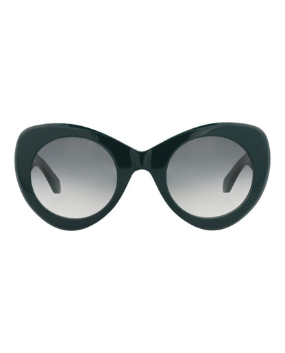 Alaia Cat Eye-Frame Recycled Acetate Sunglasses Green Green Grey (AA0064S-30014219-003)