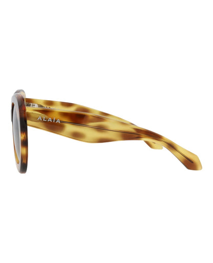 Alaia Cat Eye-Frame Recycled Acetate Sunglasses Havana Havana Grey (AA0064S-30014219-004)