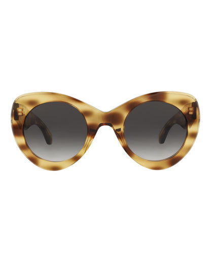 Alaia Cat Eye-Frame Recycled Acetate Sunglasses Havana Havana Grey (AA0064S-30014219-004)