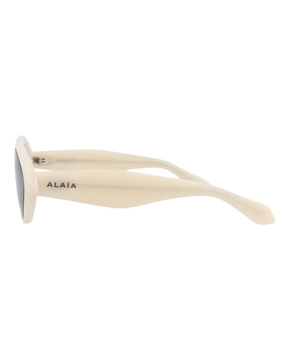 Alaia Cat Eye-Frame Recycled Acetate Sunglasses White White Grey (AA0069S-30014222-002)