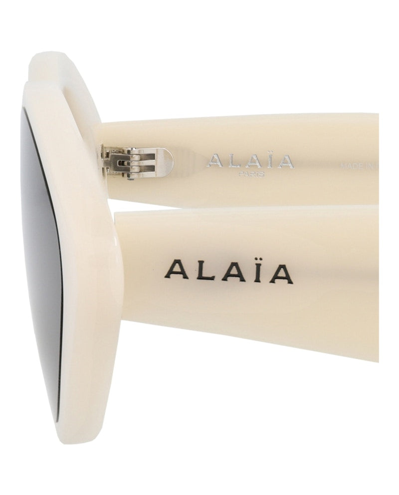 Alaia Cat Eye-Frame Recycled Acetate Sunglasses White White Grey (AA0069S-30014222-002)