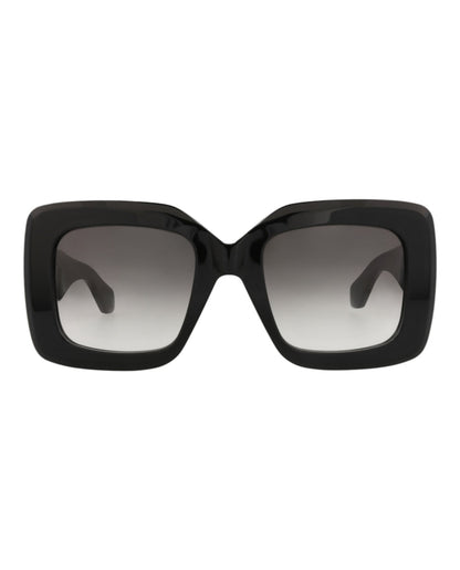 Alaia Square-Frame Recycled Acetate Sunglasses Black Black Grey (AA0065S-30014218-002)
