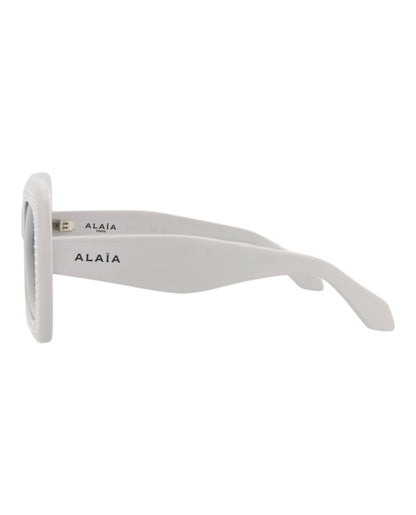 Alaia Square-Frame Recycled Acetate Sunglasses Grey Grey Grey (AA0065S-30014218-001)