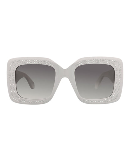Alaia Square-Frame Recycled Acetate Sunglasses Grey Grey Grey (AA0065S-30014218-001)