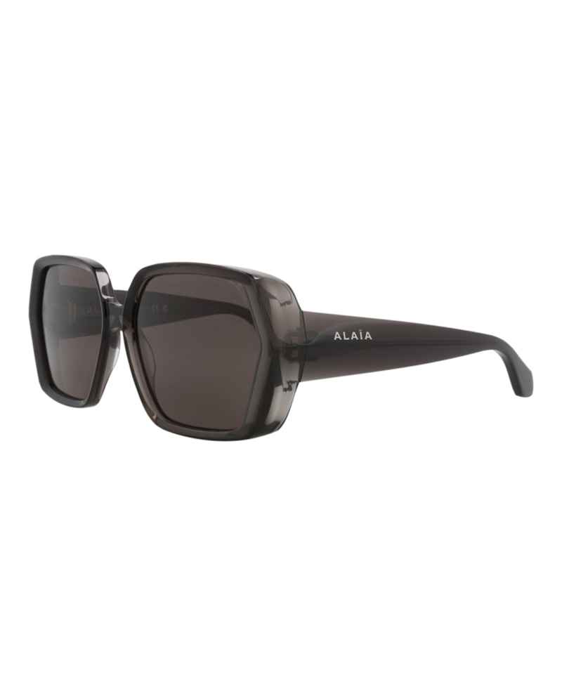 Alaia Square-Frame Recycled Acetate Sunglasses Grey Grey Grey (AA0077S-30015129-001)