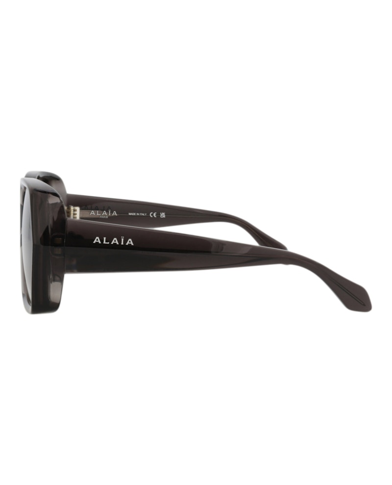 Alaia Square-Frame Recycled Acetate Sunglasses Grey Grey Grey (AA0077S-30015129-001)