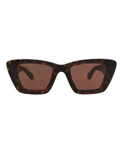 Alaia Square-Frame Recycled Acetate Sunglasses Havana Havana Brown (AA0070S-30014377-002)