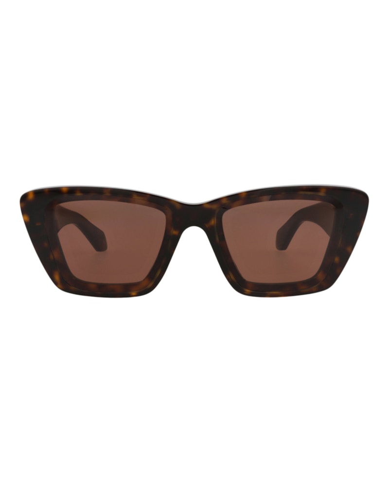 Alaia Square-Frame Recycled Acetate Sunglasses Havana Havana Brown (AA0070S-30014377-002)