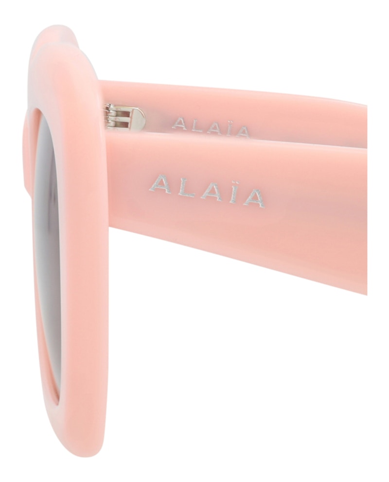 Alaia Square-Frame Recycled Acetate Sunglasses Pink Pink Violet (AA0072S-30014380-003)