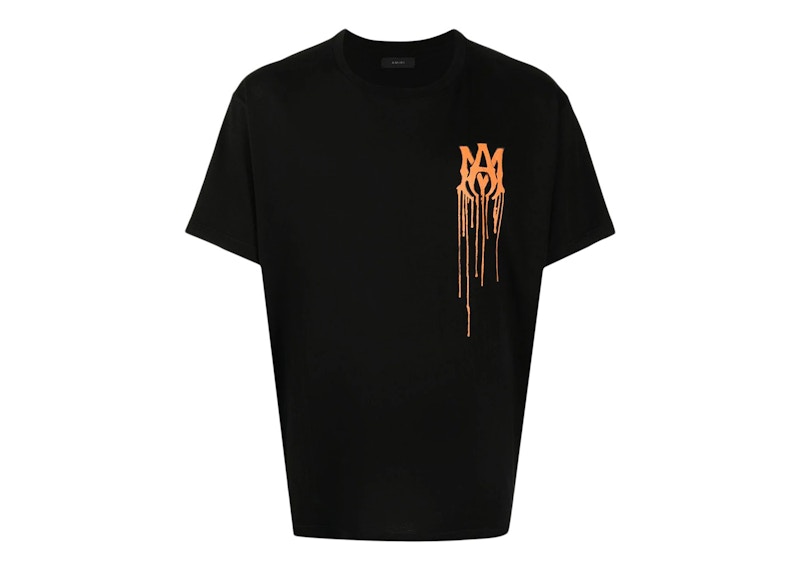AMIRI Spray Paint MA T-Shirt Black/Orange