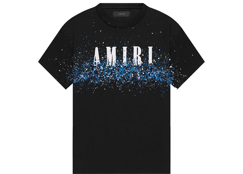 AMIRI Crystal Core Logo Painter Tee Black
