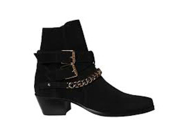 AMIRI Jodhpur Chain Boots Black Suede