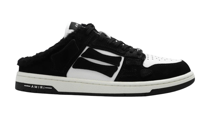 Amiri Skel Low Top Mule Shearling Black (Women's)