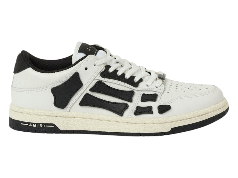 AMIRI Skel Top Low White Black (Women's)