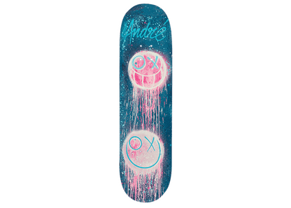 Andre Saraiva Blue Drip Skateboard Deck