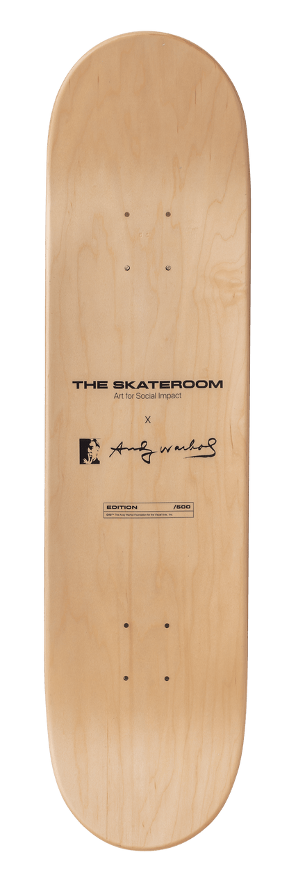 Andy Warhol The Skate Room Collectible Skate Deck Grey