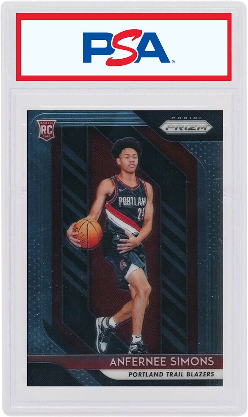 Anfernee Simons 2018 Panini Prizm Rookie #61 (PSA or BGS Graded)