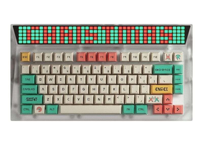 Angry Miao Cyberboard Xmas Special Wireless Keyboard White