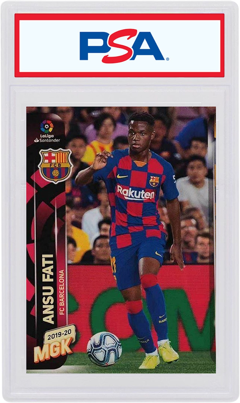 Ansu Fati 2019 Panini Liga Megacracks #72BIS (PSA or BGS Graded)