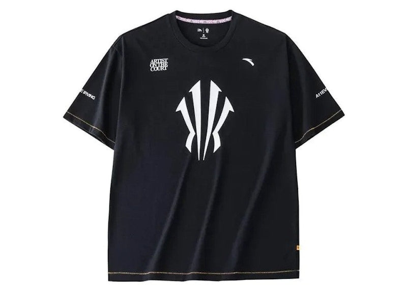 Anta x Kyrie Irving Logo Basketball Tee Black