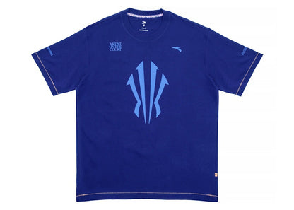 Anta x Kyrie Irving Logo Basketball Tee Ink Blue